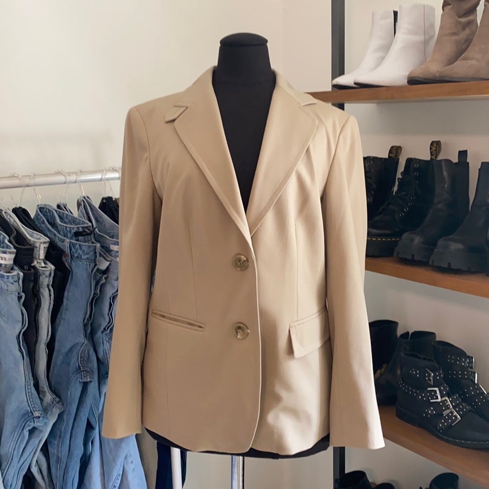 Liz Claiborne Collection Tan Blazer | Size 8